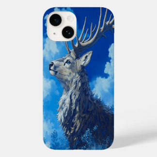 Coque Pour iPhone 14 🦌 Celestial Deer