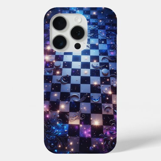 Coques Case-Mate iPhone Celestial Galaxy Checkerboard Phone Case - Magical (Verso)