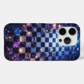 Coques Case-Mate iPhone Celestial Galaxy Checkerboard Phone Case - Magical (Verso (horizontal))