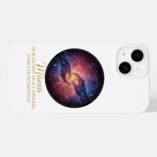 Coques Case-Mate iPhone Celestial Mama Hands Galaxy Universe (Verso (horizontal))