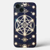 Coques Case-Mate iPhone Celestial Moon Cycle Mandala – Sacred Geometry (Verso)