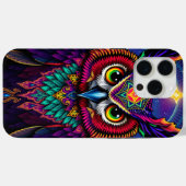 Coques Case-Mate iPhone Celestial Owl Art: Starry Galaxy Cosmos (Verso (horizontal))
