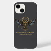 Coques Case-Mate iPhone Celestial Owl Cosmic Guardian (Verso)