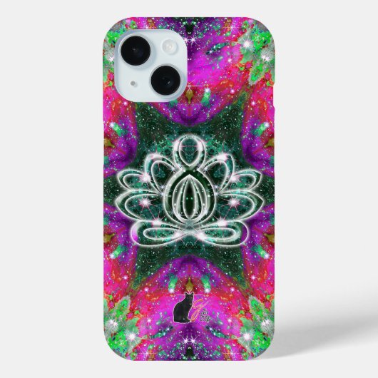 Coques Case-Mate iPhone Celestial Zen Lotus Coque-coque iphone Mate (Verso)