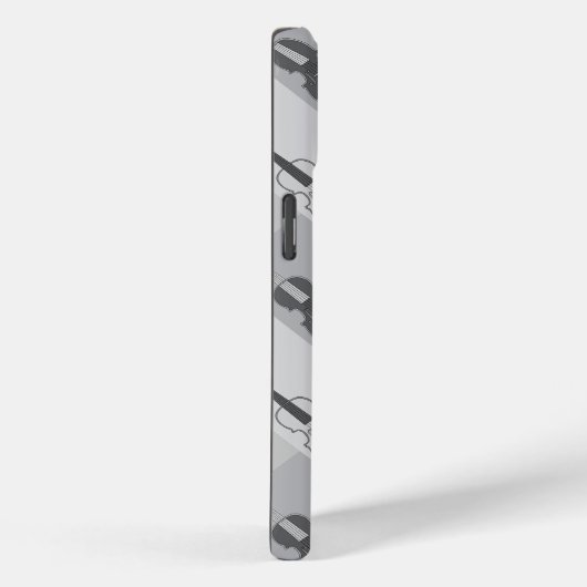 Coques Case-Mate iPhone Cellos Gray (Verso / Droite)