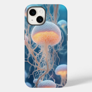 Coque Pour iPhone 14 "Cellules humaines blanches 3D Pastel avec racine