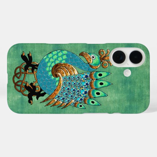 Coques Case-Mate iPhone Celt et Feathers (Verso (horizontal))