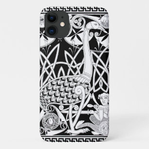 Case-Mate iPhone Case Céltic Moa Boîtier de téléphone noir et blanc