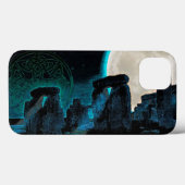 Coques Case-Mate iPhone Celtic Stonehenge, Moon & Stars Astronomy Royaume- (Verso (horizontal))