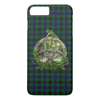 Coque iPhone 7 Plus Celtic Trinity Knot Et Clan Davidson Tartan
