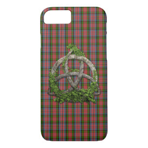 Coque iPhone 8/7 Celtic Trinity Knot Et Clan MacPherson Tartan
