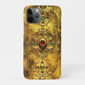COQUES Case-Mate iPhone CELTIC WARRIOR SHIELD EMERALD RUBY GEM PIERRES (Dos)