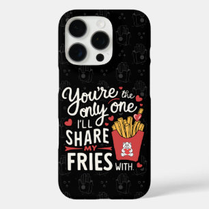 Coques iPhone 16 Pro Celui que je partagerai Mes Fries avec des Valenti