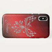 Coques Case-Mate iPhone Cendres noires rouges et Phoenix personnels (Dos (Horizontal))