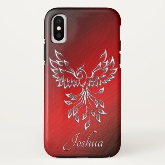 Coques Case-Mate iPhone Cendres noires rouges et Phoenix personnels (Dos)