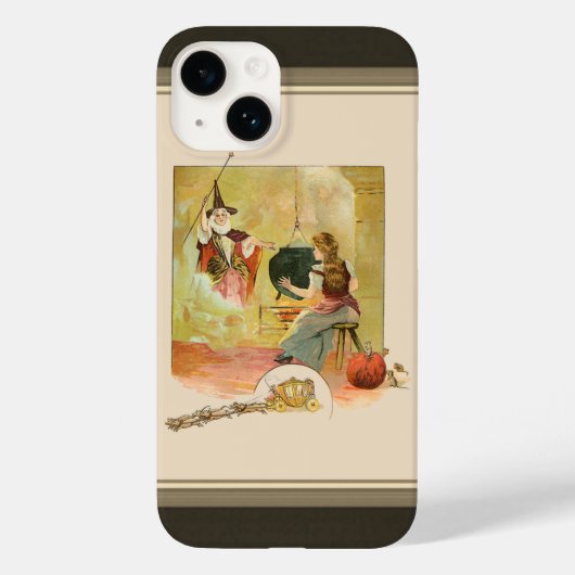 Coques Case-Mate iPhone Cendrillon et sa marraine fée  (Verso)