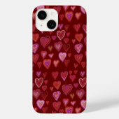 Coques Case-Mate iPhone Cent coeurs (Verso)
