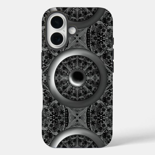 Coques Case-Mate iPhone Céramique noir (Verso)