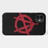 Coques Case-Mate iPhone Cercle A d'anarchie (Dos (Horizontal))