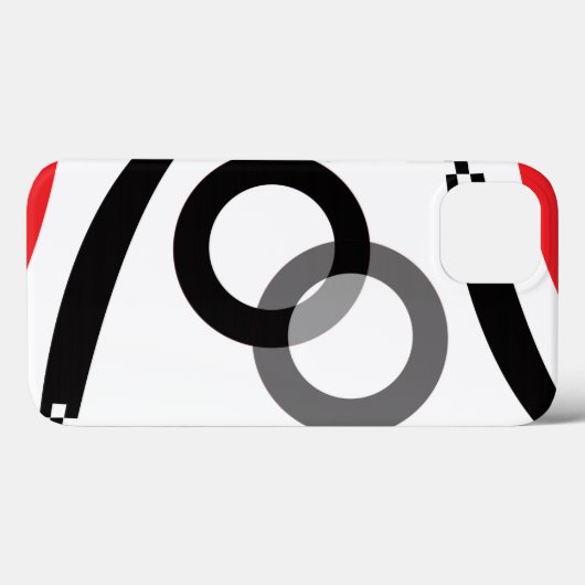 Coques Case-Mate iPhone Cercle arc géométrique (Verso (horizontal))