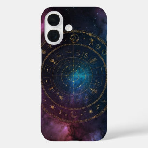Coques iPhone 16 Cercle cosmique Zodiaque