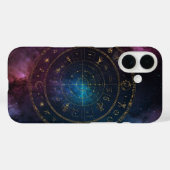 Coques Case-Mate iPhone Cercle cosmique Zodiaque (Verso (horizontal))