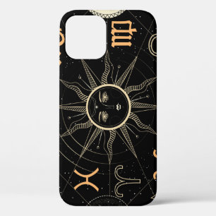 Case-Mate iPhone Case Cercle Horoscope, signes zodiaques, vintage.