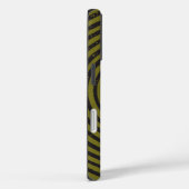 Coques Case-Mate iPhone Cercle Noir Labyrinthe (Olive) Art fin (Verso / Droite)