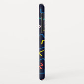 Coques Case-Mate iPhone Cercle personnalisé, Zig Zags aléatoire (Dos/Gauche)