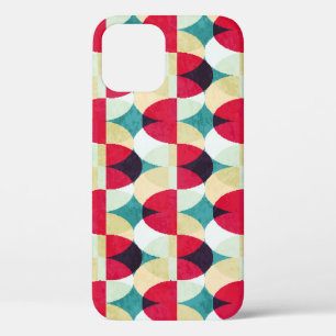 Case-Mate iPhone Case Cercle vintage, motif abstrait transparent.