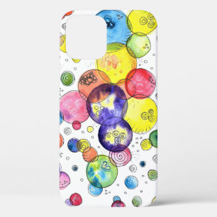 Case-Mate iPhone Case Cercles Abstraits Aquarelle Colorés