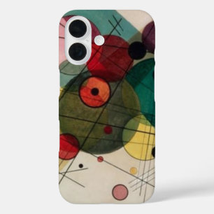 Coques iPhone 16 Cercles Abstraits Kandinsky