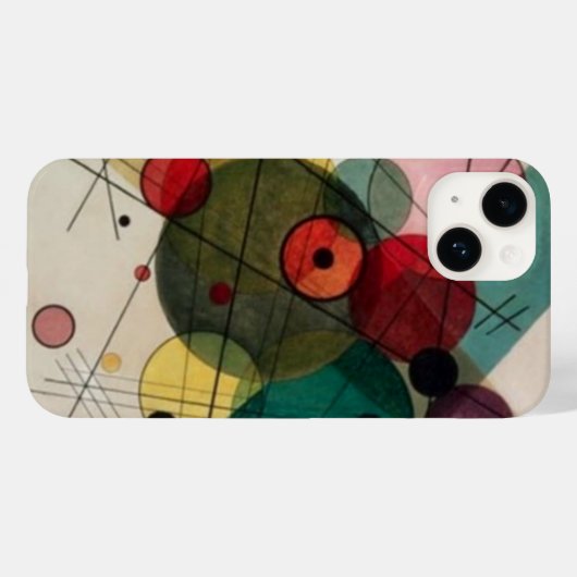 Coques Case-Mate iPhone Cercles Abstraits Kandinsky (Verso (horizontal))