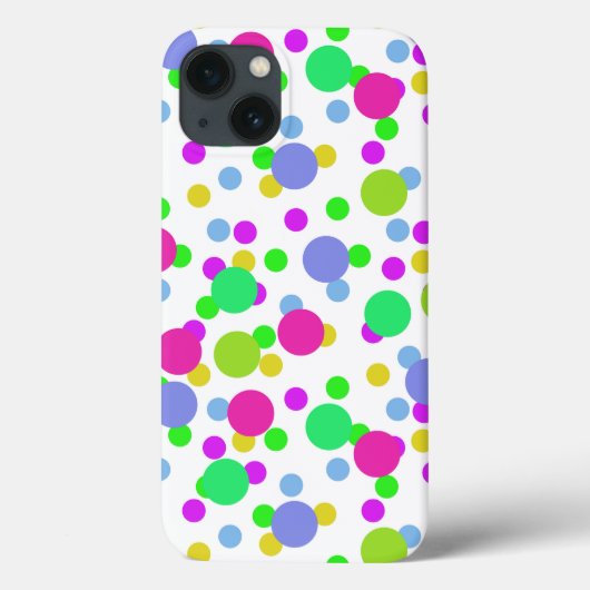 Coques Case-Mate iPhone Cercles abstraits sans couture amusants points de (Verso)
