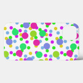 Coques Case-Mate iPhone Cercles abstraits sans couture amusants points de (Verso (horizontal))