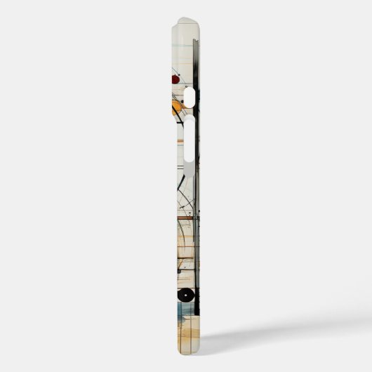 Coques Case-Mate iPhone Cercles artistiques Abstraits (Verso / Gauche)