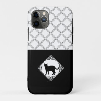 Case-Mate iPhone Case Cercles avec chat noir