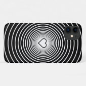 Coques Case-Mate iPhone Cercles blancs noirs - Choisissez vos couleurs pré (Dos (Horizontal))