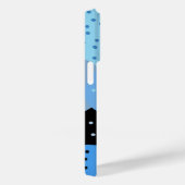 Coques Case-Mate iPhone Cercles bleus Abstraits (Verso / Droite)