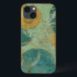 iPhone 13 Case Cercles bleus et jaunes<br><div class="desc">Des cercles bleus et jaunes peuplent cette oeuvre extraordinaire de Megan Meagher. Un vert citron est l'arrière - plan des cercles colorés. Obtenez une copie de cette grande impression dès aujourd'hui!</div>