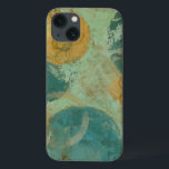 iPhone 13 Case Cercles bleus et jaunes<br><div class="desc">Des cercles bleus et jaunes peuplent cette oeuvre extraordinaire de Megan Meagher. Un vert citron est l'arrière - plan des cercles colorés. Obtenez une copie de cette grande impression dès aujourd'hui!</div>