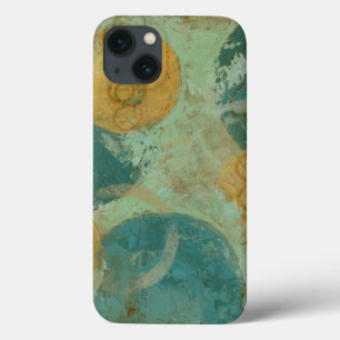 Coques Pour iPhone Cercles bleus et jaunes