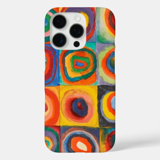 Coques Case-Mate iPhone Cercles Carré de Kandinsky (Verso)