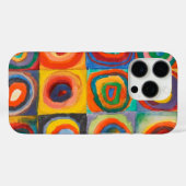Coques Case-Mate iPhone Cercles Carré de Kandinsky (Verso (horizontal))