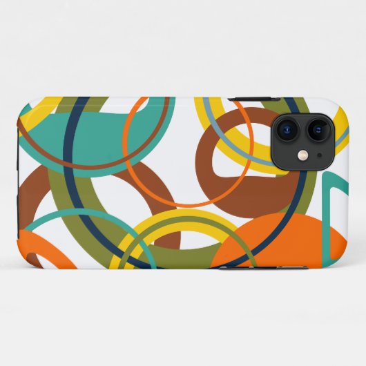 Coques Case-Mate iPhone Cercles, cercles (Dos (Horizontal))