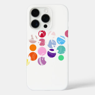 iPhone 16 Pro Case Cercles colorés Motif
