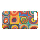 Coques Case-Mate iPhone Cercles concentrés Carré de Kandinsky (Dos (Horizontal))