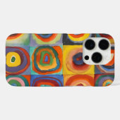 Coques Case-Mate iPhone Cercles concentrés Carré de Kandinsky (Verso (horizontal))