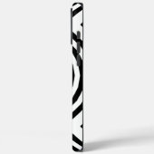 Coques Case-Mate iPhone Cercles concentriques noir et blanc Illusion d'opt (Verso / Gauche)