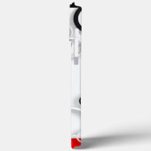 Coques Case-Mate iPhone Cercles coques iphone en noir, blanc, rouge (Verso / Gauche)